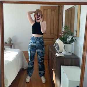 Blue Camo Pants